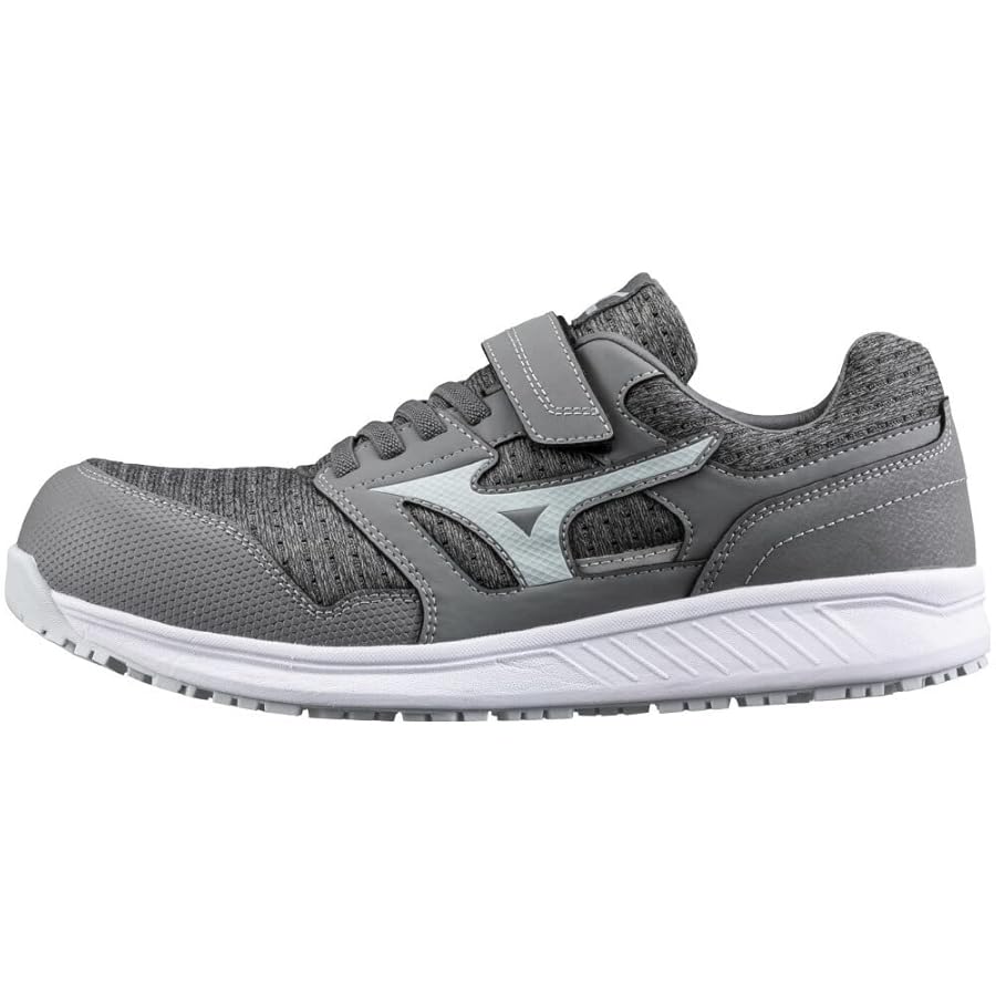 MIZUNO　安全靴　オールマイティ　グレー　２５.５㎝ ミズノ 安全靴 オールマイティ EU33L F1GA230205 グレー×ライト